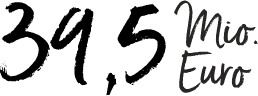 39.5 Mio. Euro